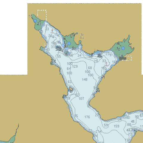 Head of Tlupana Inlet Marine Chart - Nautical Charts App