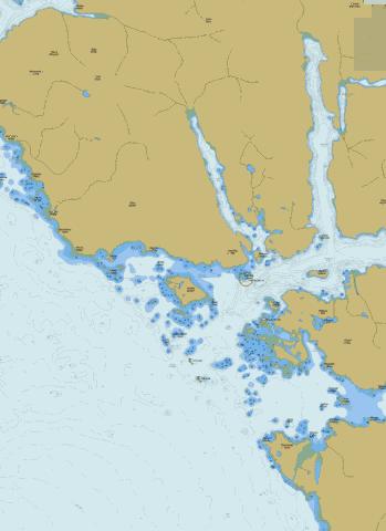 Esperanza Inlet (Western Portion, Part 1 of 2) Marine Chart - Nautical Charts App