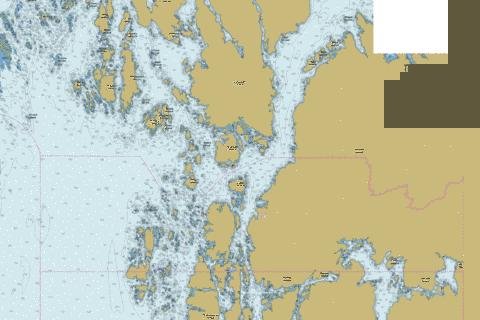 Queens Sound and Approaches\et les approches (Part 3 of 3) Marine Chart - Nautical Charts App