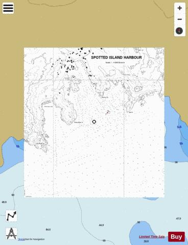 SPOTTED ISLAND HARBOUR Marine Chart - Nautical Charts App