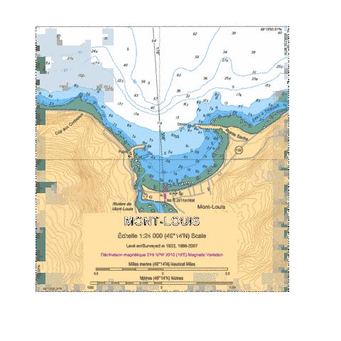 Mont-Louis Marine Chart - Nautical Charts App