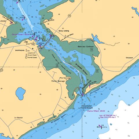 SHIPPEGAN HARBOUR Marine Chart - Nautical Charts App