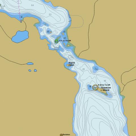 Sechelt Rapids Marine Chart - Nautical Charts App