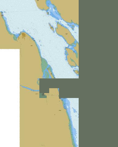 Approaches to\Approches a Campbell River Marine Chart - Nautical Charts App