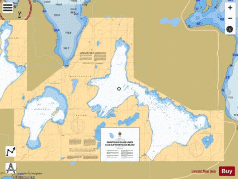 LAKE MANITOU AND/ET LAKE MINDEMOYA Marine Chart - Nautical Charts App
