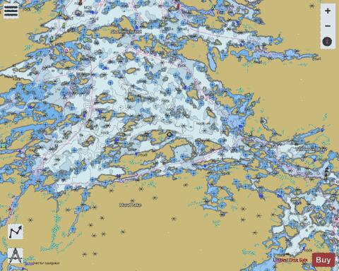 KENORA TO/� AULNEAU PENINSULA NORTHERN PORTION/PARTIE NORD Marine Chart - Nautical Charts App