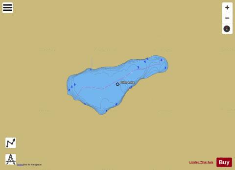 Olivia Lake depth contour Map - i-Boating App