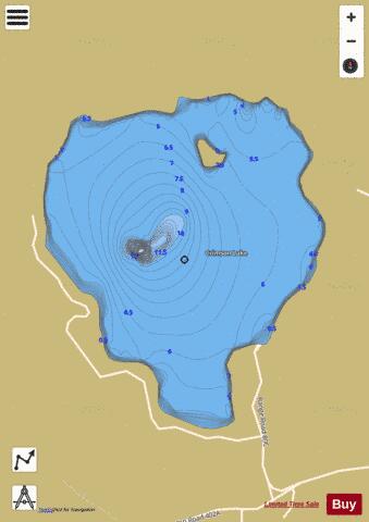 Crimson Lake depth contour Map - i-Boating App