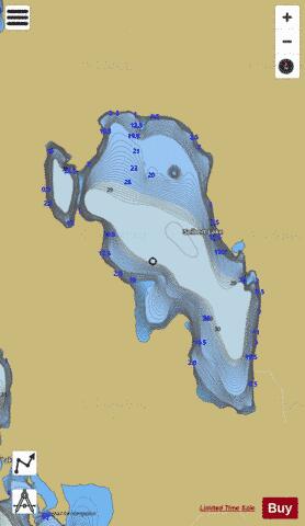 Seibert Lake depth contour Map - i-Boating App
