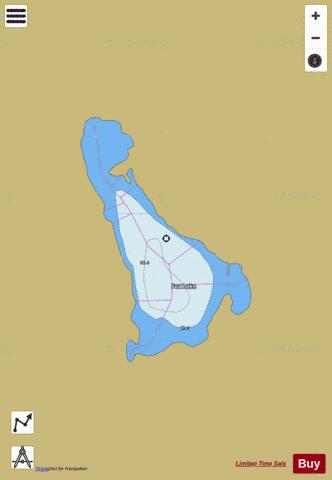Fox Lake depth contour Map - i-Boating App