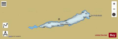 Weissener Lake depth contour Map - i-Boating App