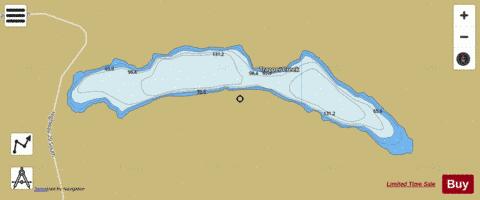 Gwillim Lake / Trapper Creek depth contour Map - i-Boating App