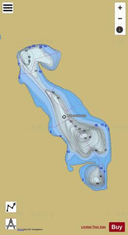 Babcock Lake depth contour Map - i-Boating App