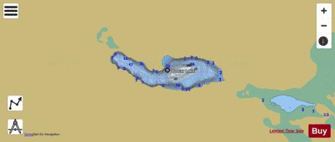 Boscar Lake depth contour Map - i-Boating App