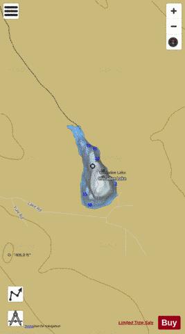 Chicadee Lake (Henderson) depth contour Map - i-Boating App
