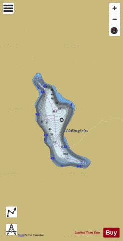 Chief Gray Lake depth contour Map - i-Boating App