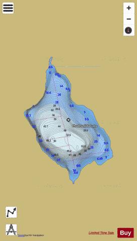 Chudnuslida Lake depth contour Map - i-Boating App