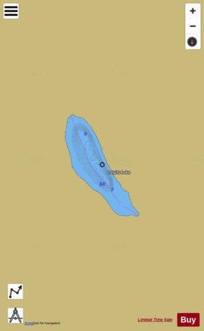 Colpitt Lake depth contour Map - i-Boating App