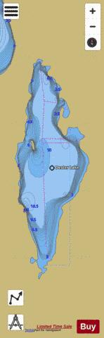 Dester Lake depth contour Map - i-Boating App