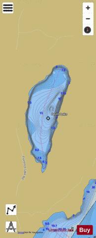 Devils Lake (Stave Area) depth contour Map - i-Boating App