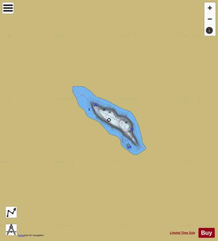 Dog Lake depth contour Map - i-Boating App