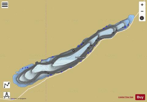Duffey Lake depth contour Map - i-Boating App