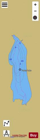 Foster Lake depth contour Map - i-Boating App