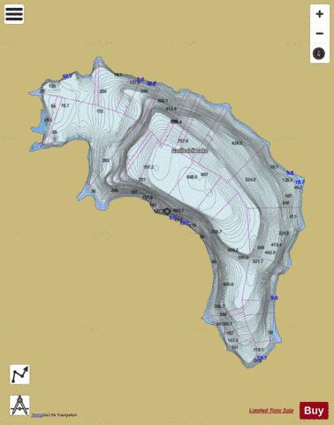 Garibaldi Lake depth contour Map - i-Boating App