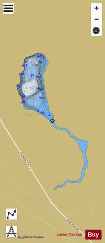 Gataiga Lake depth contour Map - i-Boating App