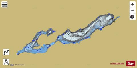 Glatheli Lake depth contour Map - i-Boating App