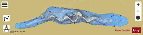 Greeny Lake depth contour Map - i-Boating App