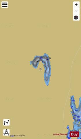 Hook Lake depth contour Map - i-Boating App