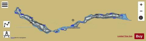 Humamilt Lake depth contour Map - i-Boating App