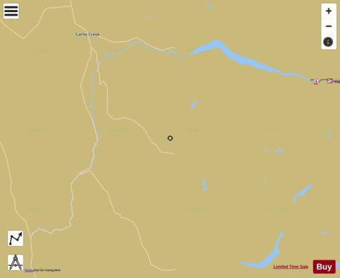 Kamloops Lake depth contour Map - i-Boating App