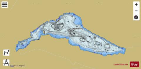 Kappan Lake depth contour Map - i-Boating App