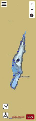 Kedahda Lake depth contour Map - i-Boating App