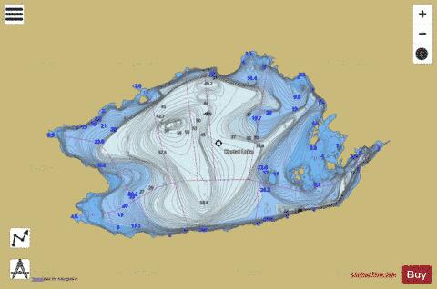 Kostal Lake depth contour Map - i-Boating App