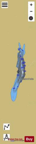 Larchwood Lake depth contour Map - i-Boating App