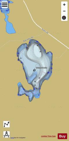 Marmot Lake depth contour Map - i-Boating App