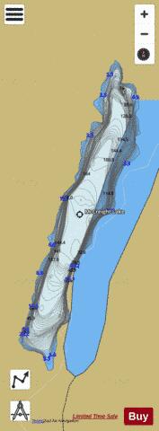 Mccreight Lake(Bear) depth contour Map - i-Boating App