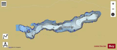 Mcdonell Lake depth contour Map - i-Boating App