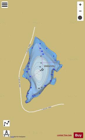 Mehan Lake depth contour Map - i-Boating App
