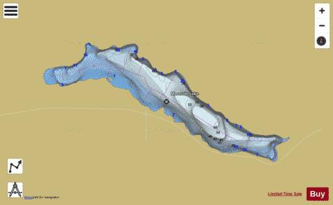 Mossvale Lake depth contour Map - i-Boating App