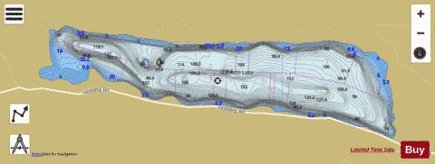 Nahwitti Lake depth contour Map - i-Boating App