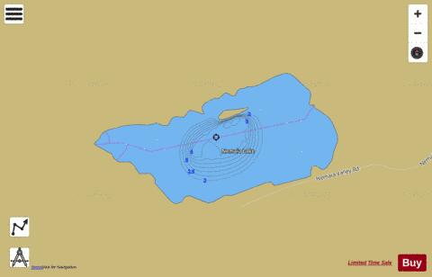Nemaia Lake depth contour Map - i-Boating App