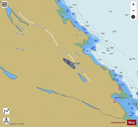 Priest Lake depth contour Map - i-Boating App