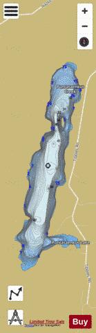 Puntataenkut Lake depth contour Map - i-Boating App