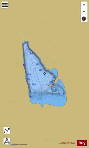 Reservoir Lake depth contour Map - i-Boating App
