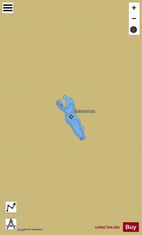 Rheinhart Lake depth contour Map - i-Boating App