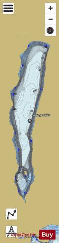 Sapeye Lake depth contour Map - i-Boating App